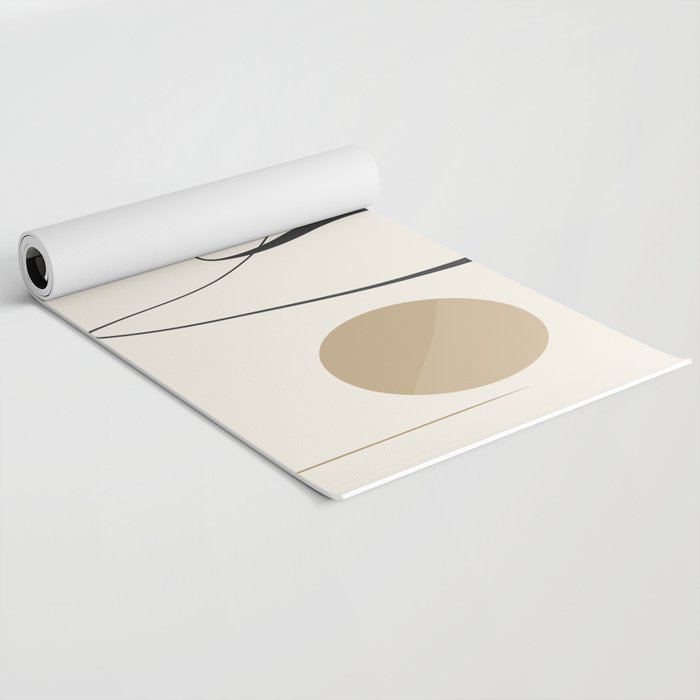 Abstract line art 84 Yoga Mat Gallery Image 2