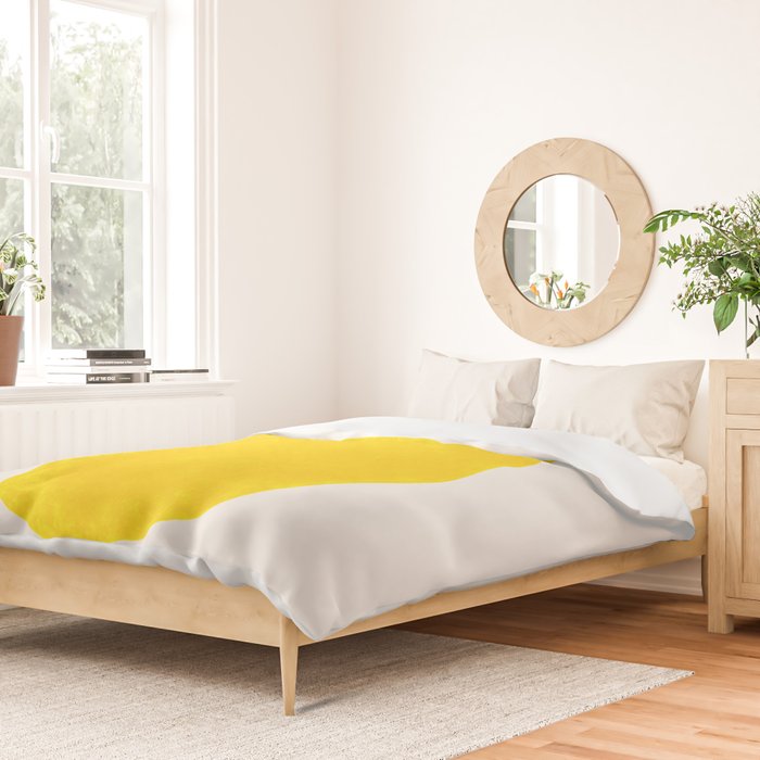Simply Organic Golden Yellow Duvet Cover Gallery Image 2