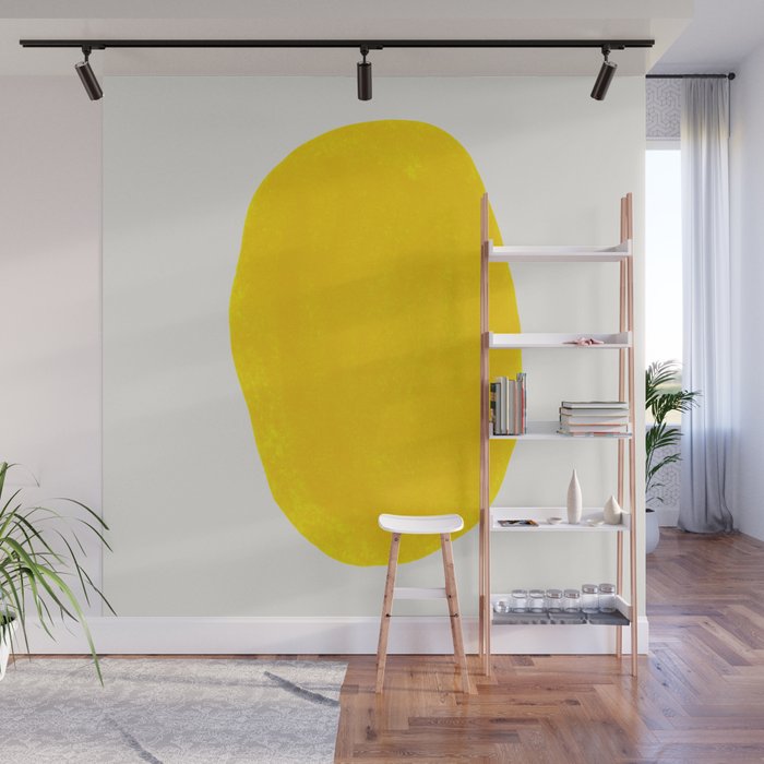 Simply Organic Golden Yellow Wall Mural Gallery Image 1