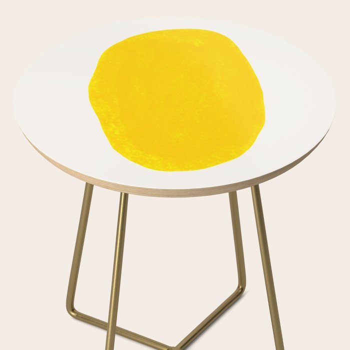 Simply Organic Golden Yellow Side Table Gallery Image 2