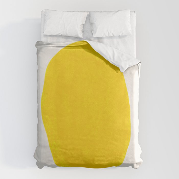 Simply Organic Golden Yellow Duvet Cover Gallery Image 1