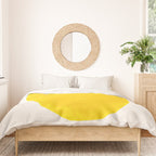 Simply Organic Golden Yellow Duvet Cover Gallery Image 3