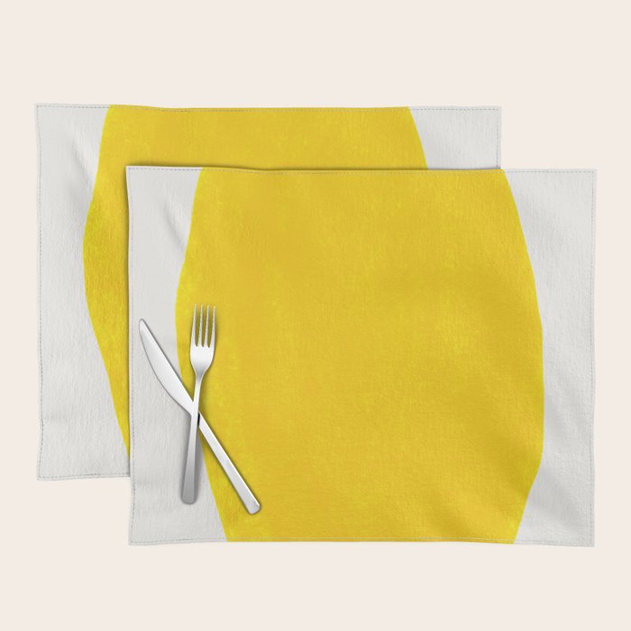 Simply Organic Golden Yellow Placemat Gallery Image 1