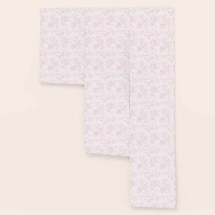 Rose garden floral watercolor - baby pink pattern Wallpaper Gallery Image 3