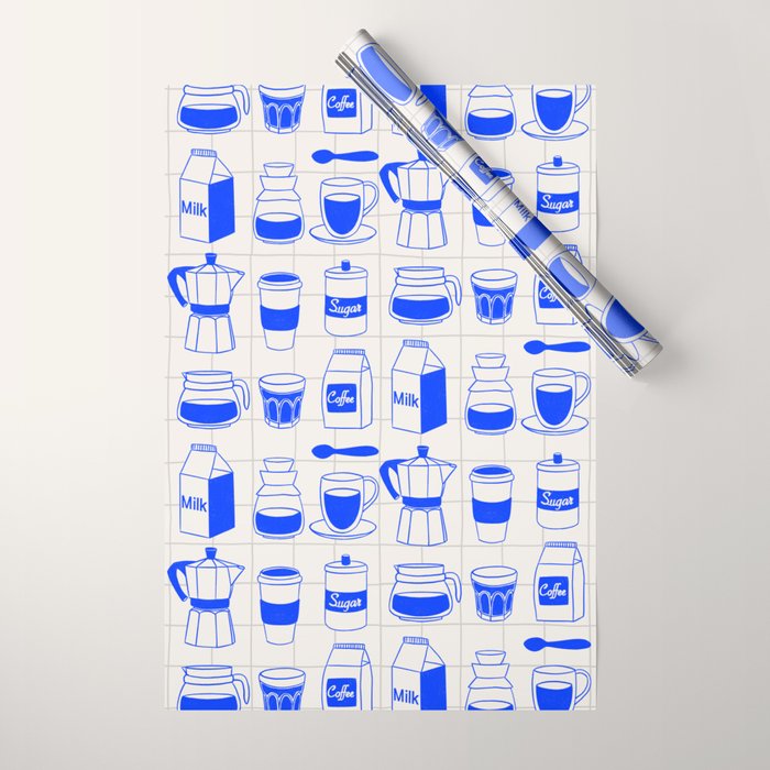 Coffee time Wrapping Paper Gallery Image 1