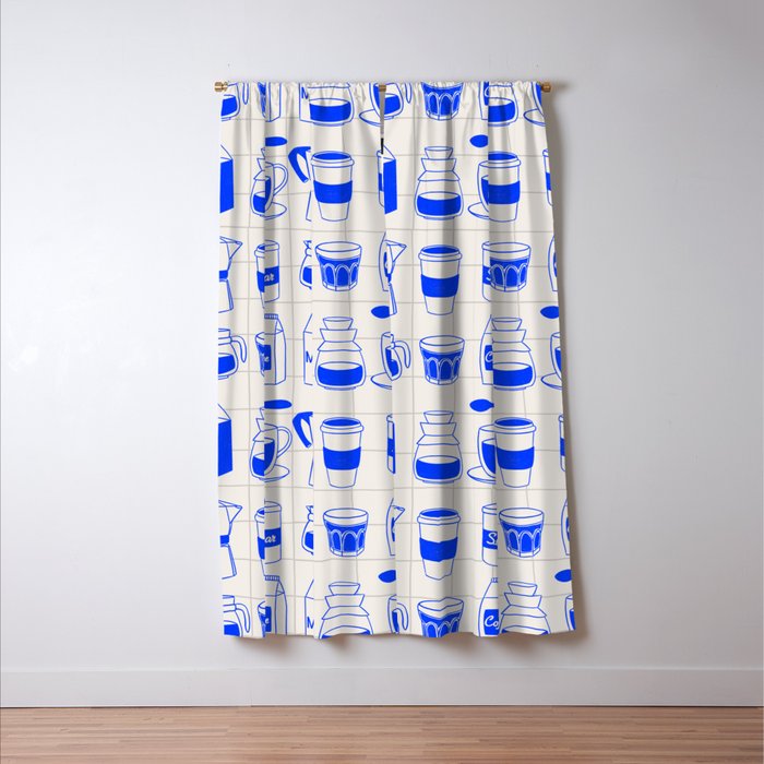Coffee time Window Curtain Gallery Image 3