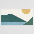 Sunny Lake - Abstract Landscape Desk Mat Gallery Image 3