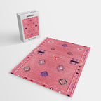 Lovely Pink Oriental Traditional Moroccan Handmade Printable Style  Jigsaw Puzzle Gallery Image 2
