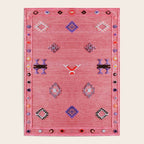 Lovely Pink Oriental Traditional Moroccan Handmade Printable Style  Poster Gallery Image 4