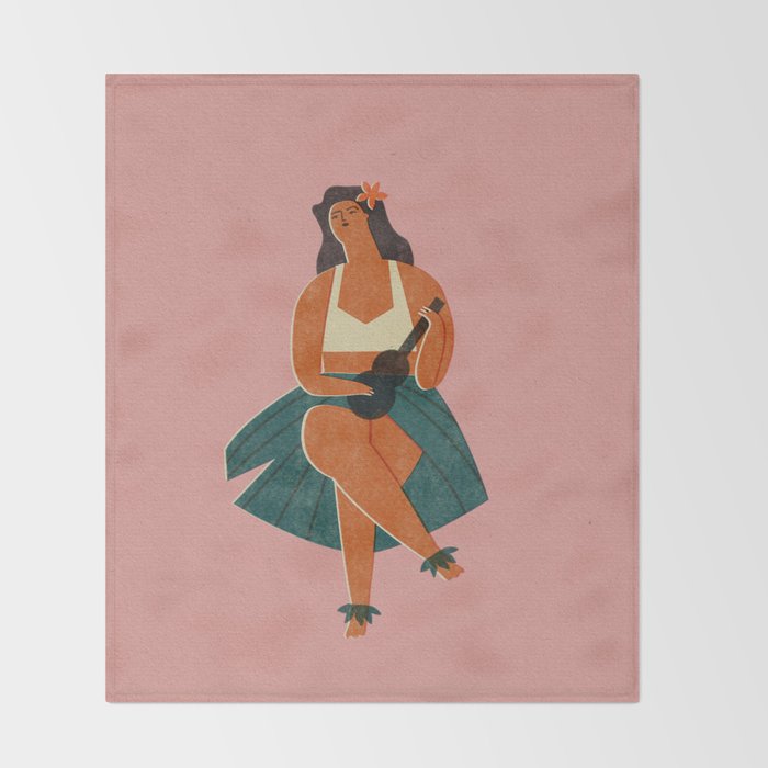 Aloha'Oe Throw Blanket Gallery Image 2