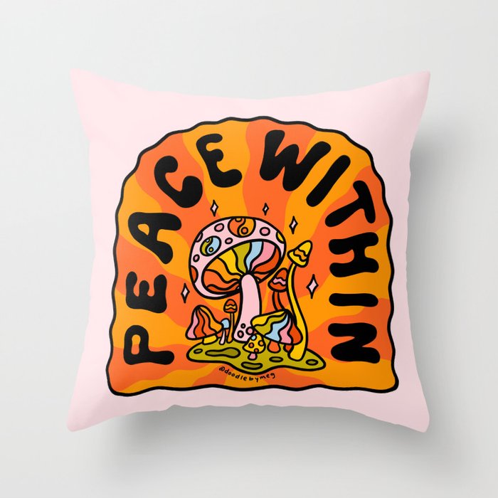 Peace Within Throw Pillow Gallery Image 1