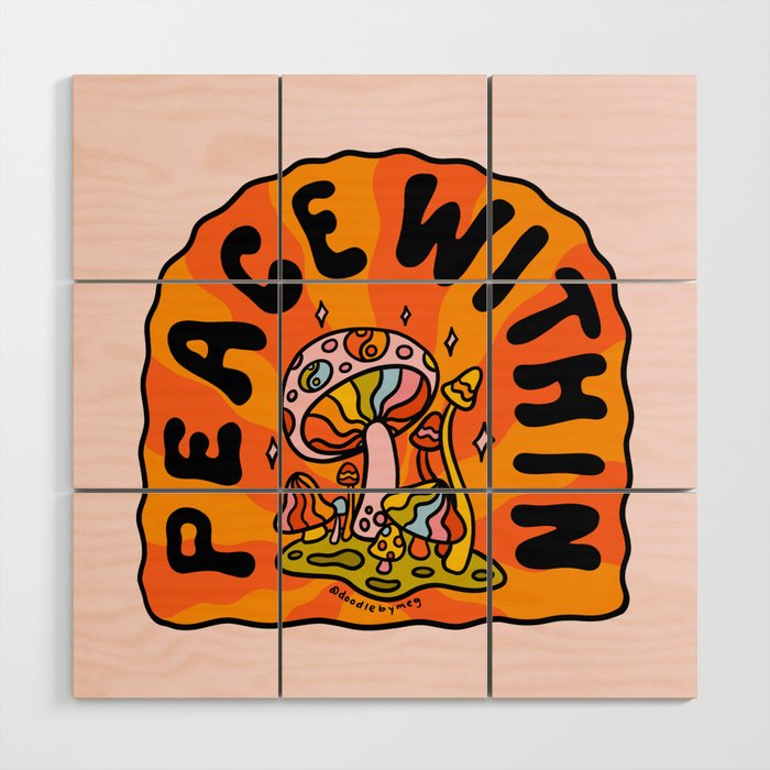 Peace Within Wood Wall Art Gallery Image 1