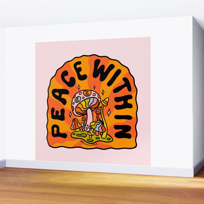 Peace Within Wall Mural Gallery Image 2