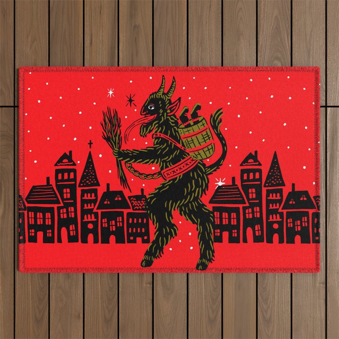 Krampus Outdoor Rug Gallery Image 1