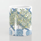 Lemons Lemon Trees Ginger Jar Chinoiserie  Coffee Mug Gallery Image 4
