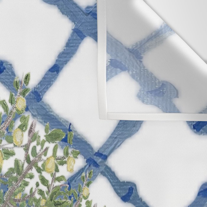 Lemons Lemon Trees Ginger Jar Chinoiserie  Wall Tapestry Gallery Image 3