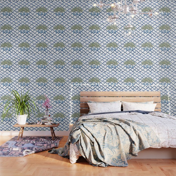 Lemons Lemon Trees Ginger Jar Chinoiserie  Wallpaper Gallery Image 1
