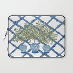 Lemons Lemon Trees Ginger Jar Chinoiserie  Laptop Sleeve Gallery Image 1