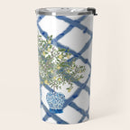 Lemons Lemon Trees Ginger Jar Chinoiserie  Travel Mug Gallery Image 2