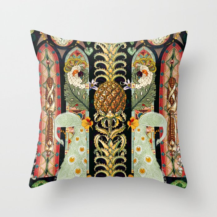  Victorian Midnight IV Throw Pillow Gallery Image 6