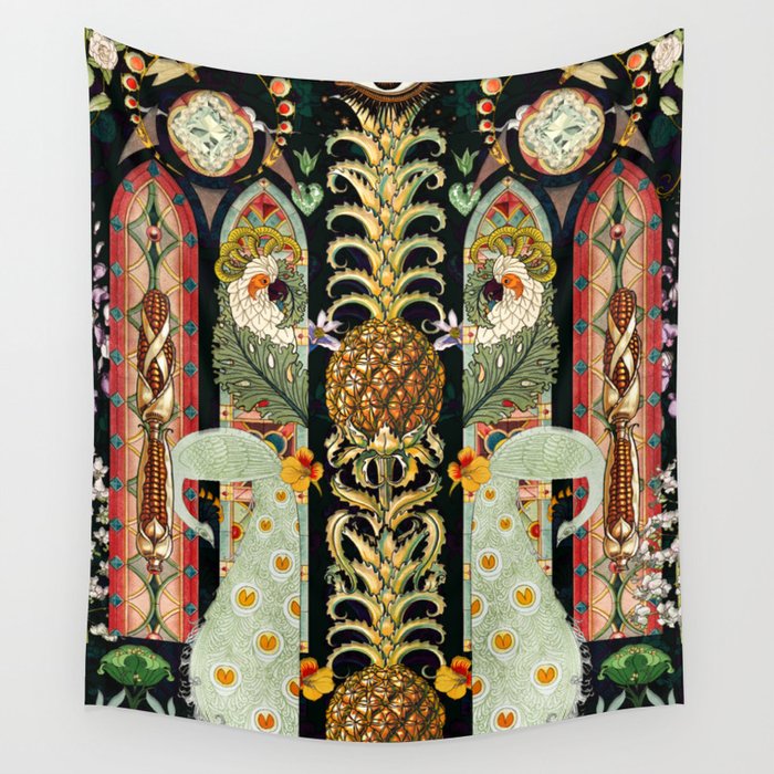  Victorian Midnight IV Wall Tapestry Gallery Image 4