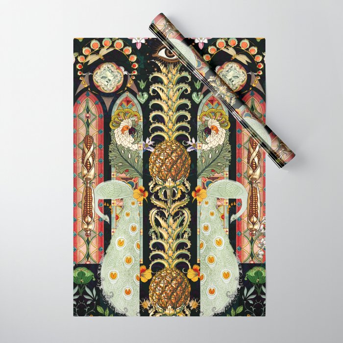  Victorian Midnight IV Wrapping Paper Gallery Image 1