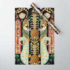  Victorian Midnight IV Wrapping Paper Gallery Image 1