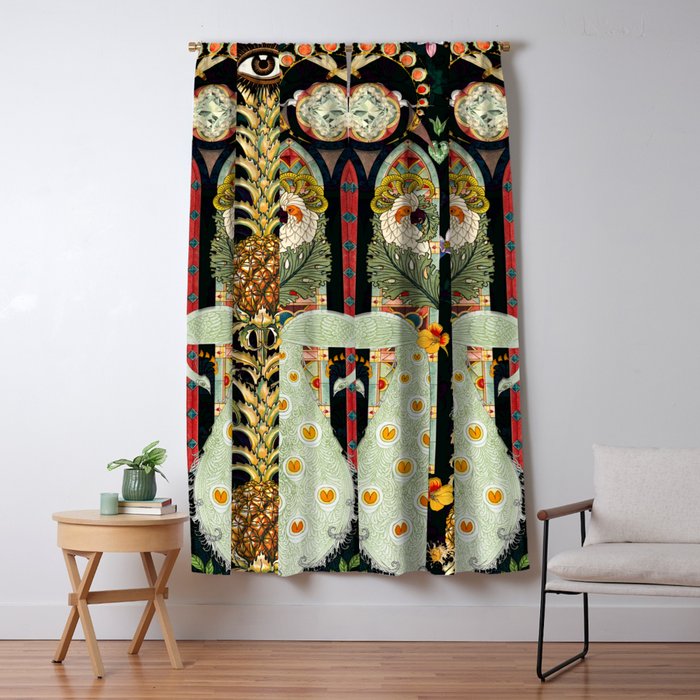  Victorian Midnight IV Window Curtain Gallery Image 1