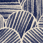 Navy Blue Striped Pattern #2 Coffee Mug Gallery Image 2