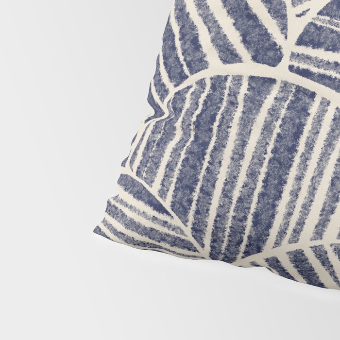 Navy Blue Striped Pattern #2 Pillow Sham Gallery Image 4