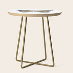 Gold Butterfly Side Table Gallery Image 1