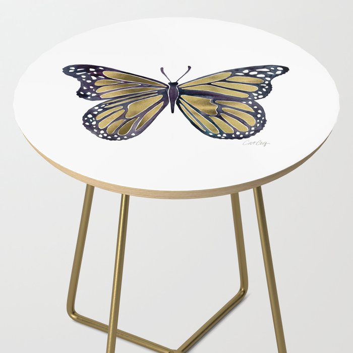 Gold Butterfly Side Table Gallery Image 2