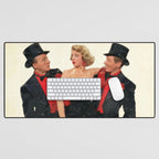 Mister Bones (White Christmas) Desk Mat Gallery Image 1