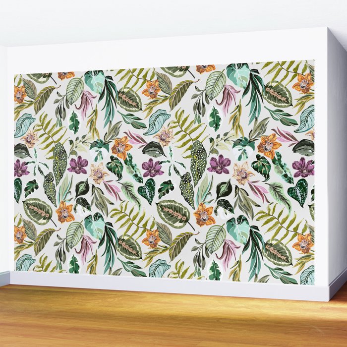 Wild colorful jungle FN7 Wall Mural Gallery Image 2