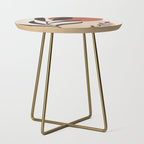 Minimal Abstract Art Plant 8 Side Table Gallery Image 1