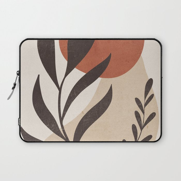 Minimal Abstract Art Plant 8 Laptop Sleeve Gallery Image 1
