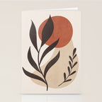 Minimal Abstract Art Plant 8 Stationery Card Gallery Image 2