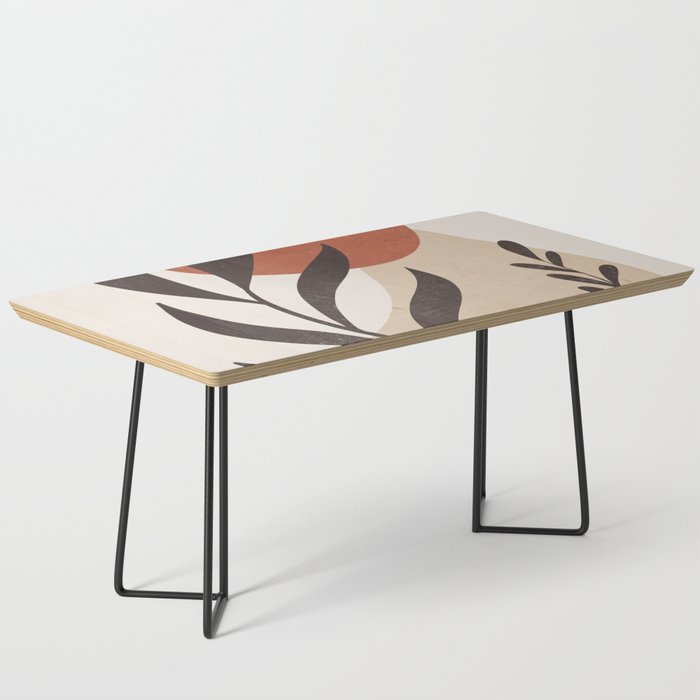 Minimal Abstract Art Plant 8 Coffee Table Gallery Image 1