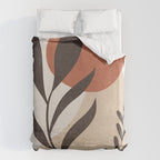 Minimal Abstract Art Plant 8 Duvet Cover Gallery Image 6