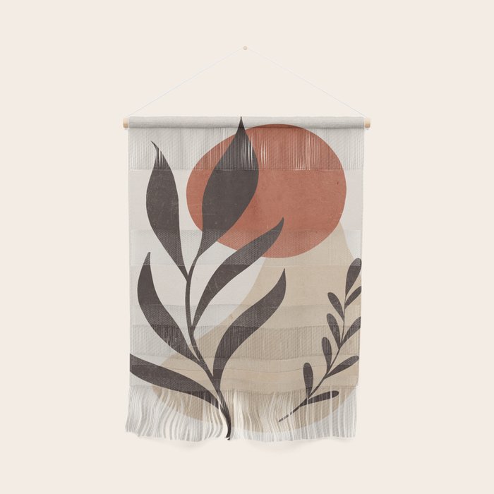 Minimal Abstract Art Plant 8 Wall Hanging Gallery Image 1