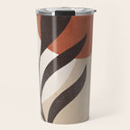 Minimal Abstract Art Plant 8 Travel Mug Gallery Image 1