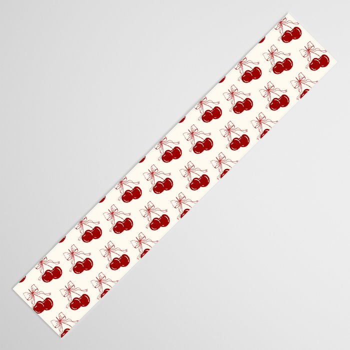 cherry coquette bows Table Runner Gallery Image 3