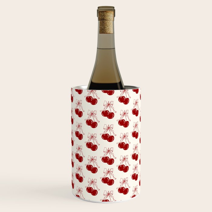 cherry coquette bows Wine Chiller Gallery Image 2