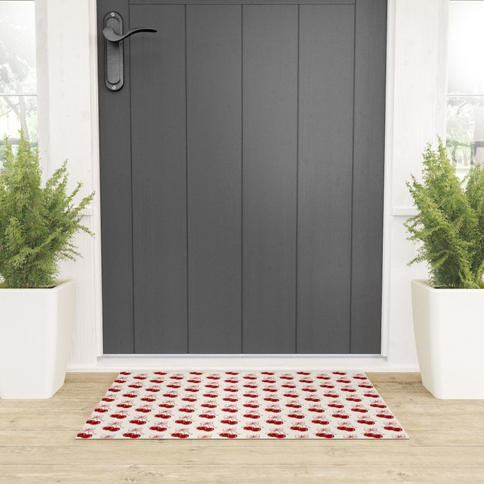 cherry coquette bows Welcome Mat Gallery Image 3