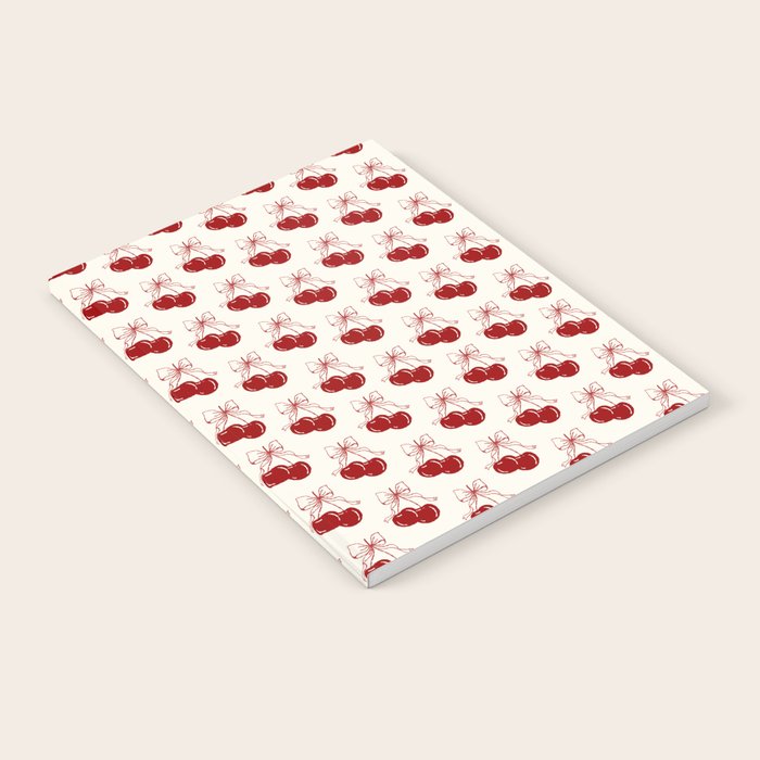 cherry coquette bows Notebook Gallery Image 2