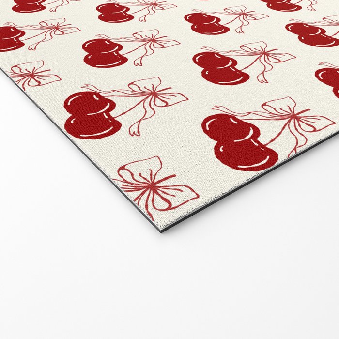 cherry coquette bows Welcome Mat Gallery Image 2