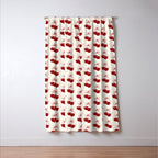 cherry coquette bows Window Curtain Gallery Image 3