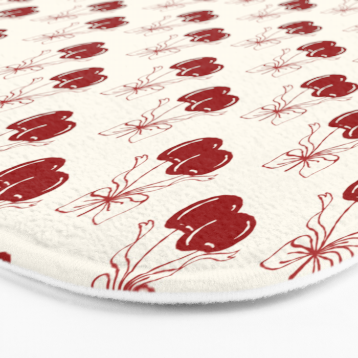 cherry coquette bows Bath Mat Gallery Image 3