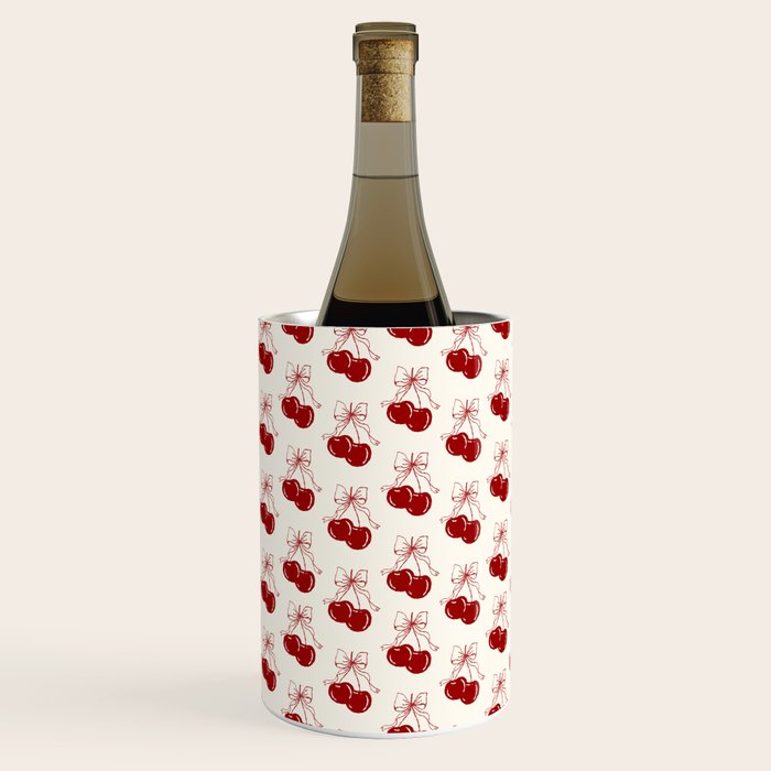 cherry coquette bows Wine Chiller Gallery Image 1