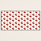 cherry coquette bows Desk Mat Gallery Image 3
